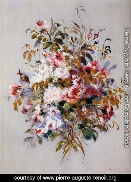 Pierre Auguste Renoir - A Bouquet Of Roses