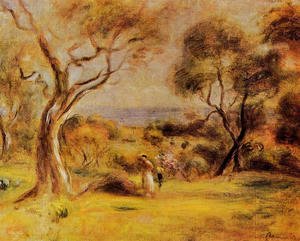 Pierre Auguste Renoir - A Walk By The Sea