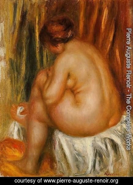 Pierre Auguste Renoir - After Bathing (nude Study)