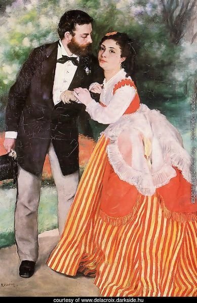 Alfred Sisley With His Wife
