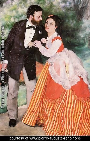 Pierre Auguste Renoir - Alfred Sisley With His Wife