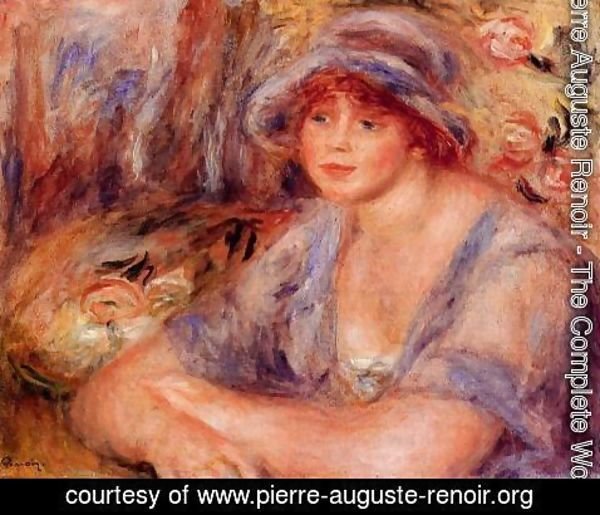 Pierre Auguste Renoir - Andree In Blue Aka Andree Heurschling