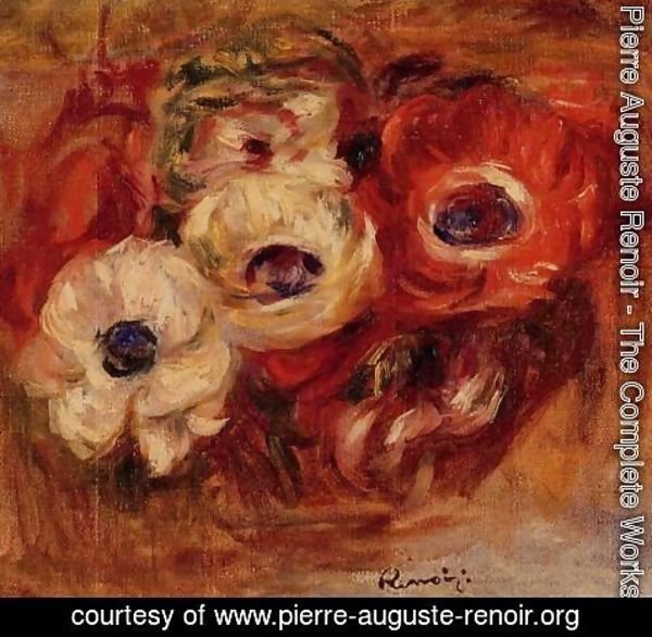 Pierre Auguste Renoir - Anemones2