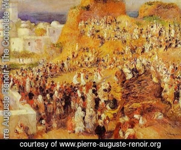 Pierre Auguste Renoir - Arab Festival In Algiers Aka The Casbah