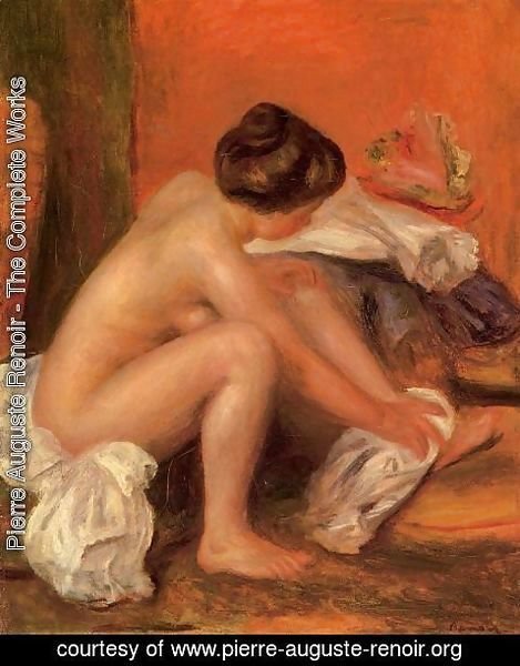 Pierre Auguste Renoir - Bather Drying Her Feet