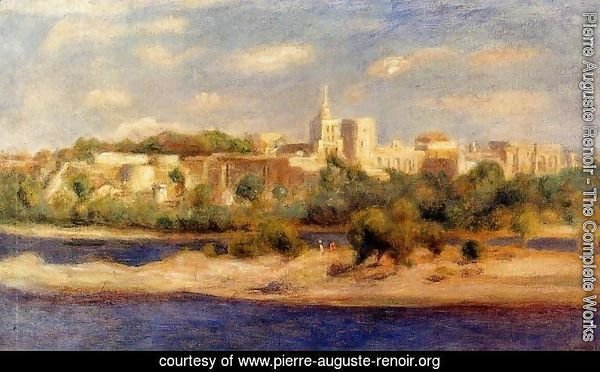 Bathers On The Banks Of The Thone In Avignon