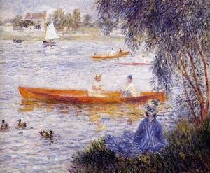 Pierre Auguste Renoir - Boating At Argenteuil