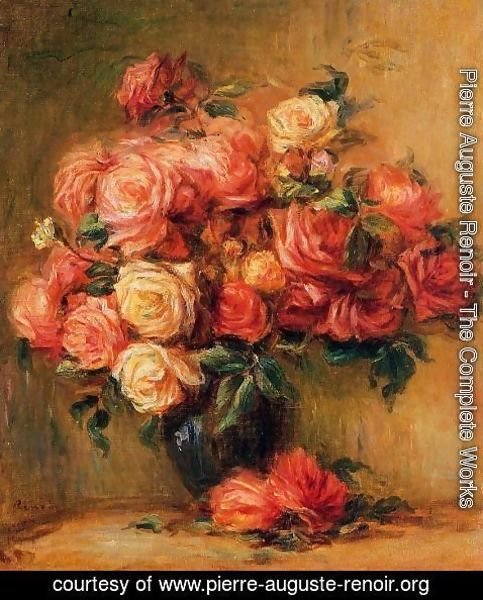 Pierre Auguste Renoir - Bouquet Of Roses