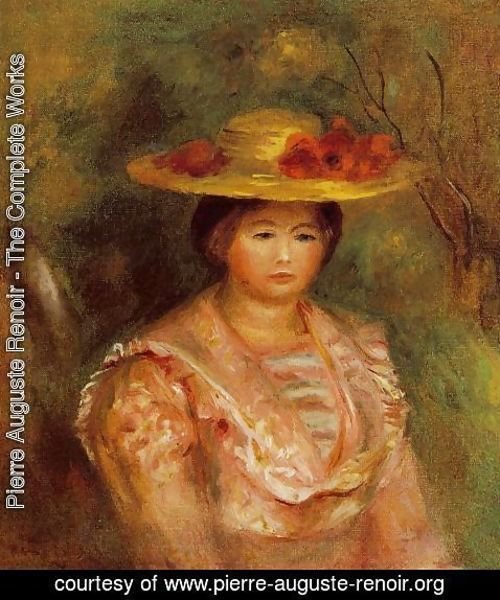 Pierre Auguste Renoir - Bust Of A Woman (Gabrielle)