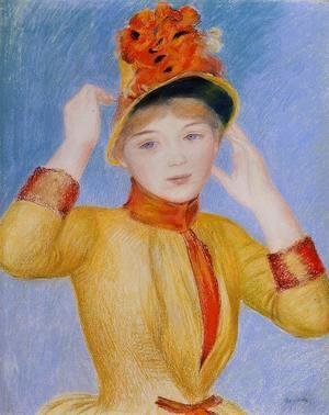Pierre Auguste Renoir - Bust Of A Woman Aka Yellow Dress