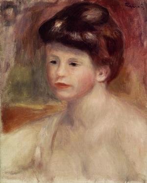 Pierre Auguste Renoir - Bust Of A Young Woman