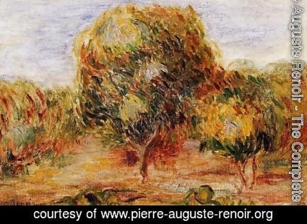 Pierre Auguste Renoir - Cagnes Landscape7