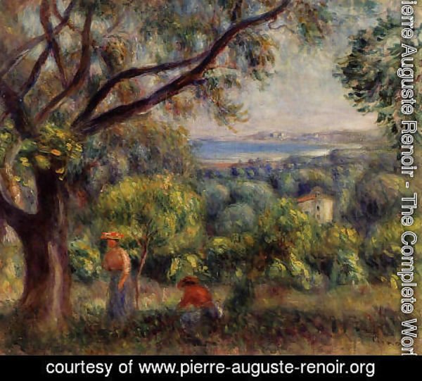 Pierre Auguste Renoir - Cagnes Landscape Aka View Of Collettes