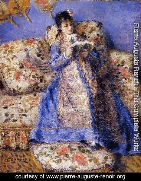 Pierre Auguste Renoir - Camille Monet Reading