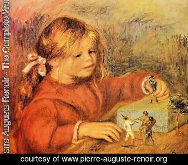 Pierre Auguste Renoir - Claude Renoir Playing