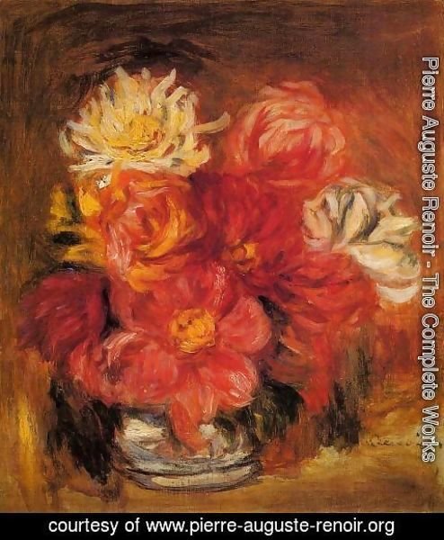 Pierre Auguste Renoir - Dahlias