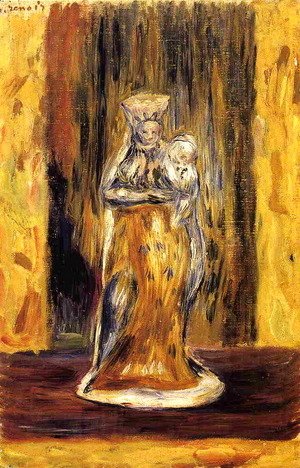 Pierre Auguste Renoir - Earthenware Virgin And Child