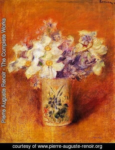 Pierre Auguste Renoir - Flowers In A Vase6