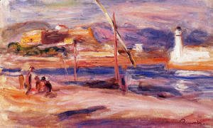 Pierre Auguste Renoir - Fort Carre Et Phare D Antibes