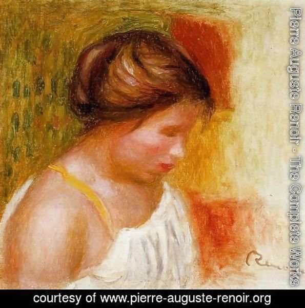 Pierre Auguste Renoir - Gabrielle In A Chemise