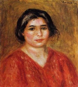 Pierre Auguste Renoir - Gabrielle In A Red Blouse