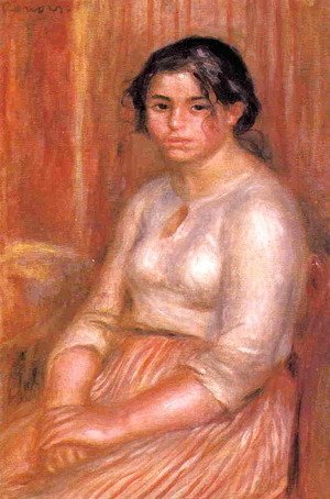 Pierre Auguste Renoir - Gabrielle Seated