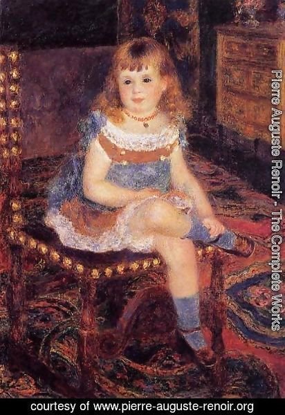 Pierre Auguste Renoir - Georgette Charpeitier Seated