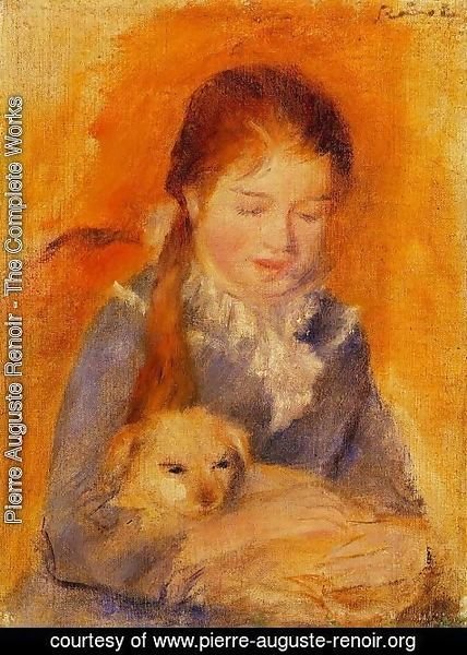Pierre Auguste Renoir - Girl With A Dog