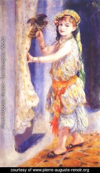 Pierre Auguste Renoir - Girl With Falcon
