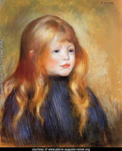 Head Of A Child Aka Edmond Renoir