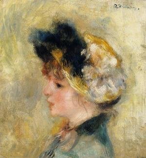 Pierre Auguste Renoir - Head Of A Young Girl