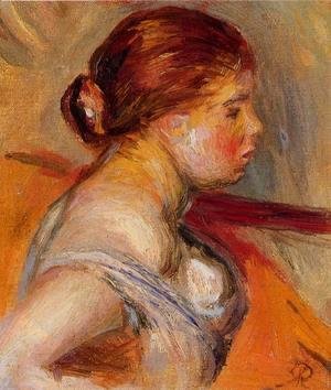 Pierre Auguste Renoir - Head Of A Young Girl 4