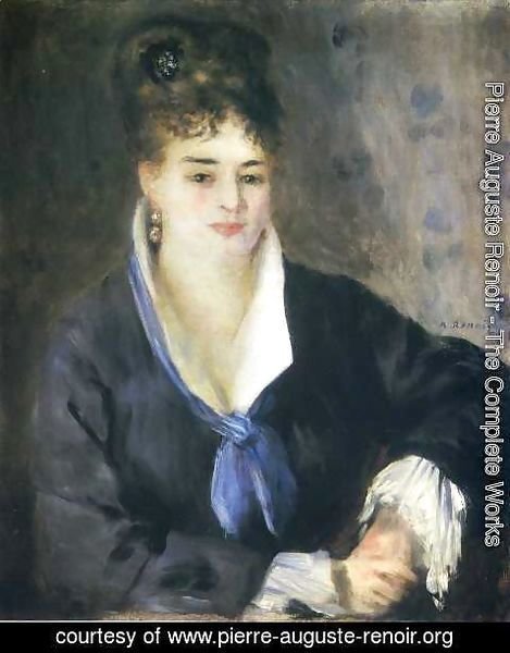 Pierre Auguste Renoir - Lady In A Black Dress
