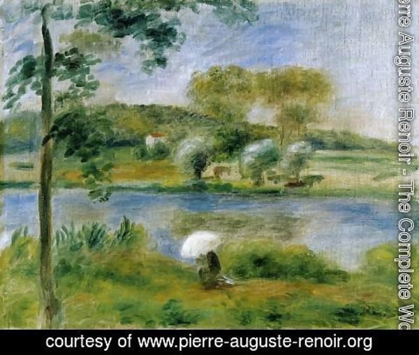 Pierre Auguste Renoir - Landscape Banks Of The River