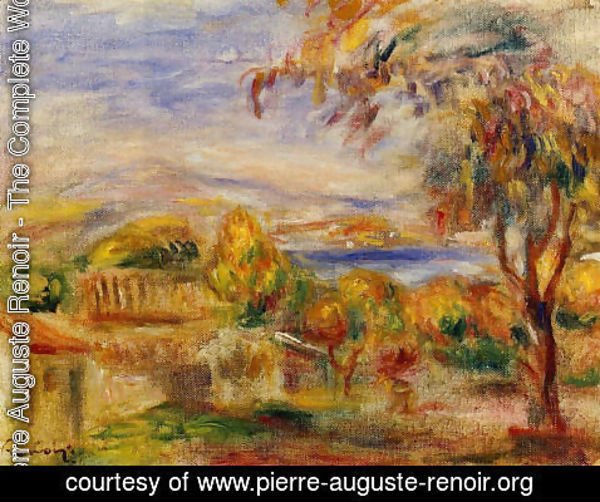 Pierre Auguste Renoir - Landscape By The Sea