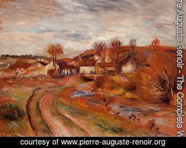 Pierre Auguste Renoir - Landscape In Normandy