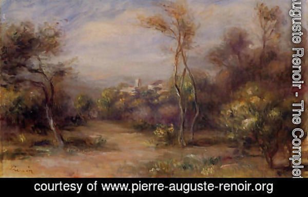 Pierre Auguste Renoir - Landscape Near Cagnes