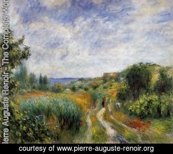 Pierre Auguste Renoir - Landscape Near Essoyes