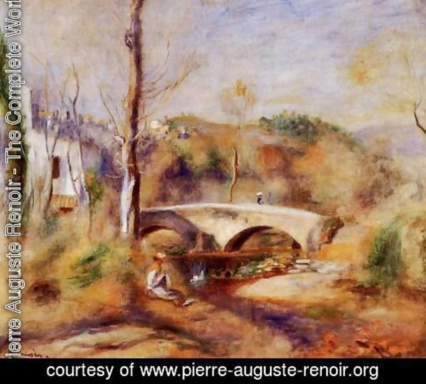 Pierre Auguste Renoir - Landscape With Bridge2