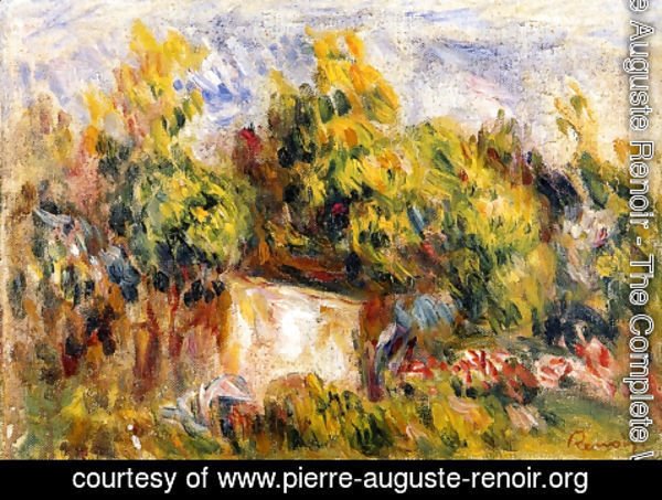 Pierre Auguste Renoir - Landscape With Cabin