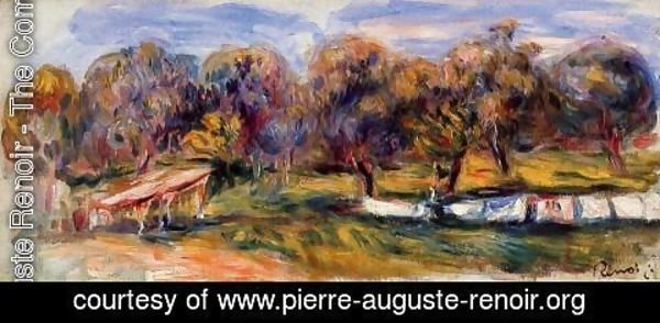 Pierre Auguste Renoir - Landscape With Orchard