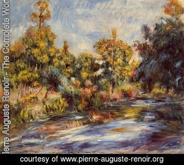 Pierre Auguste Renoir - Landscape With River
