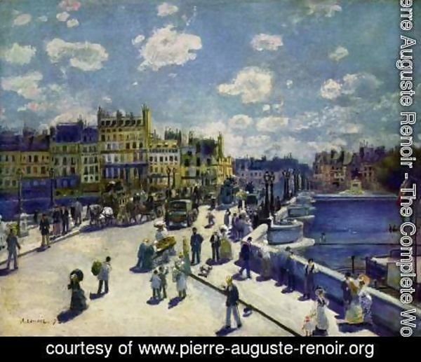 Pierre Auguste Renoir - Le Pont Neuf  Paris
