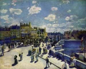 Pierre Auguste Renoir - Le Pont Neuf  Paris