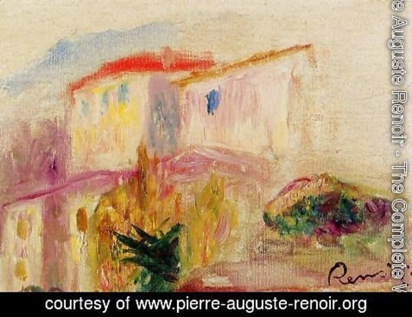 Pierre Auguste Renoir - Le Poste At Cagnes (study)