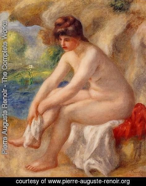 Pierre Auguste Renoir - Leaving The Bath