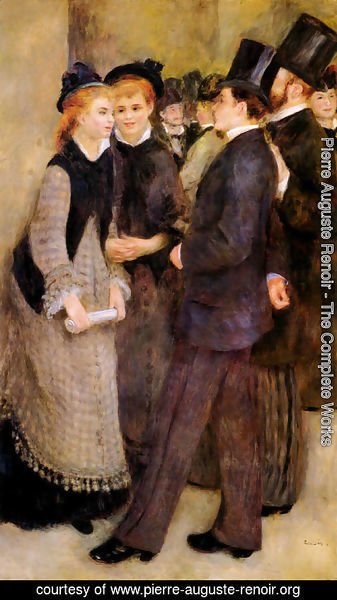 Pierre Auguste Renoir - Leaving The Conservatoire