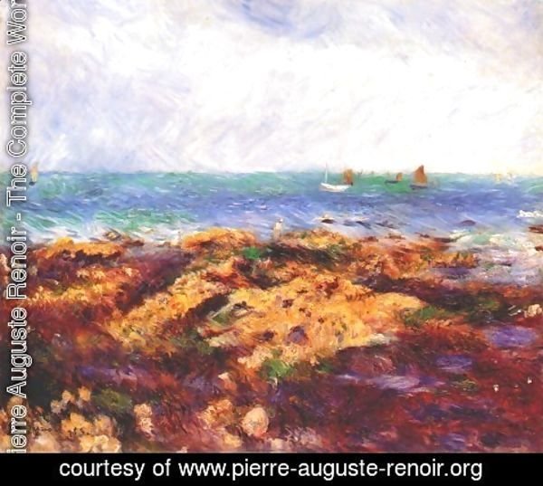 Pierre Auguste Renoir - Low Tide At Yport