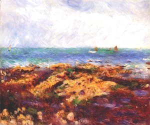 Pierre Auguste Renoir - Low Tide At Yport