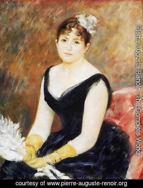 Pierre Auguste Renoir - Madame Leon Clapisson Aka Marie Henriette Valentine Billet